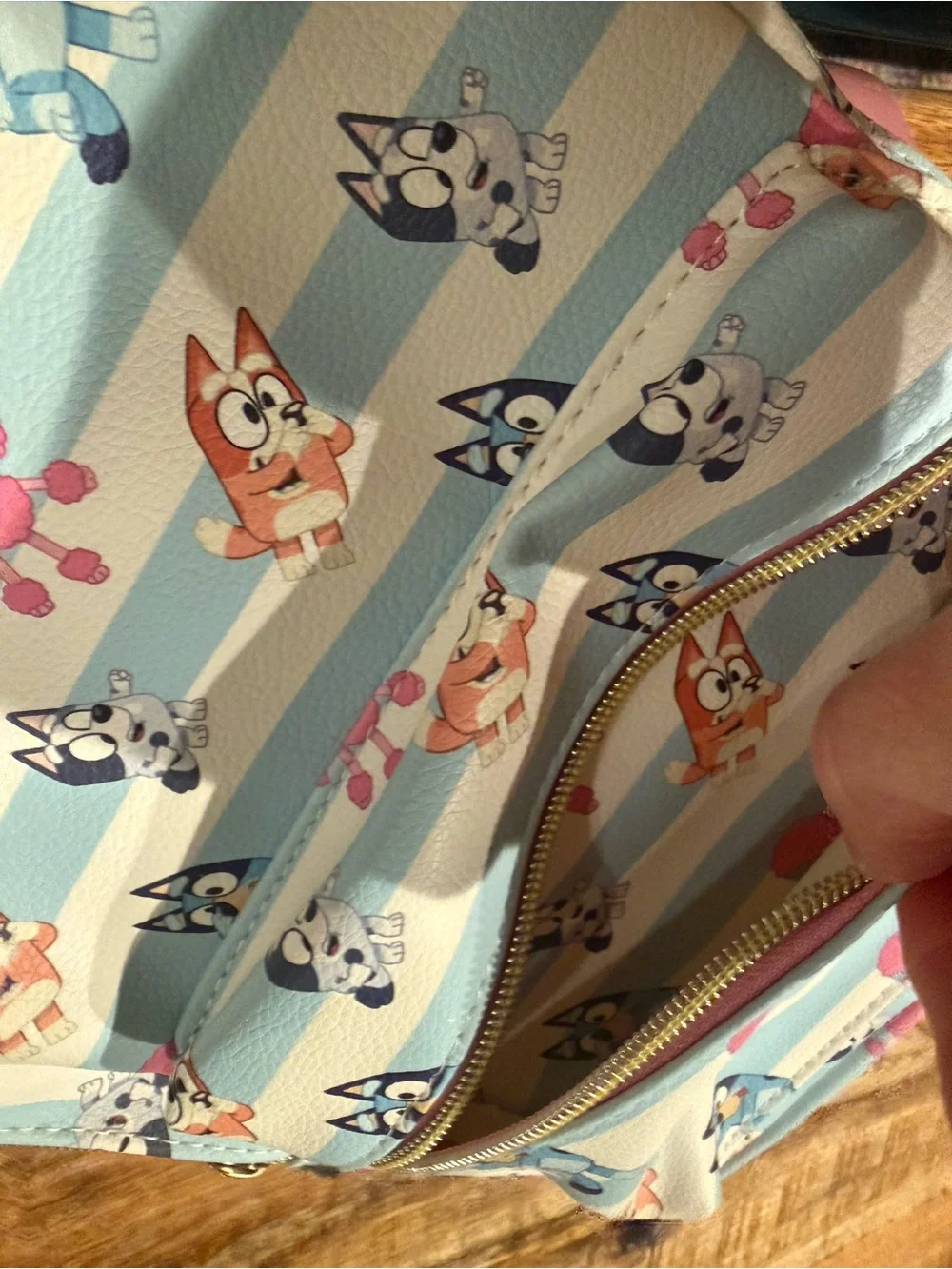 Bluey & Friends Striped Backpack